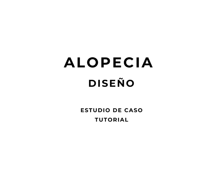 ALOPECIA DISEÑO